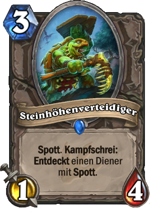 Guide Hearthstone - Défenseur des hauteurs de pierre