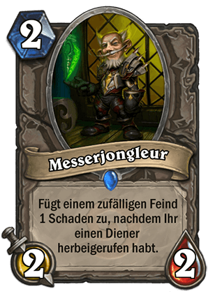 Guide Hearthstone - Jongleur de couteaux