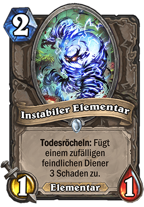 Hearthstone Guide - Instabiler Elementar