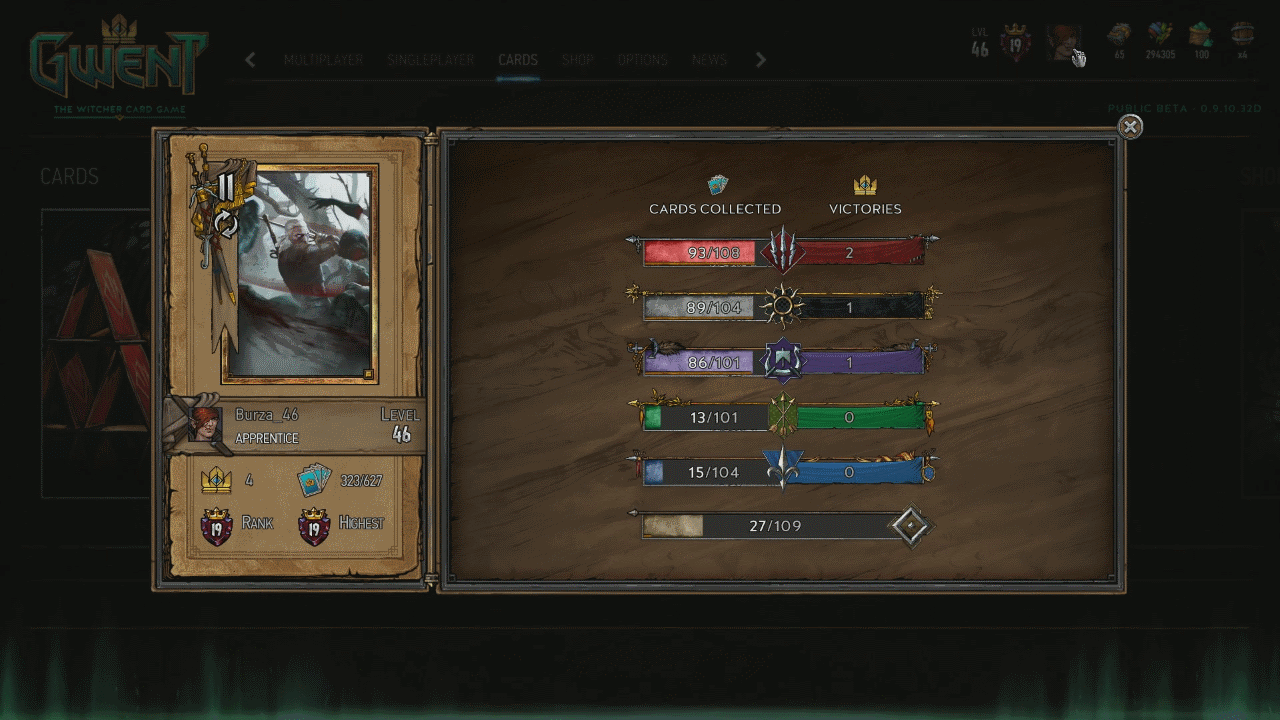 GWENT Starter Paket und Social Features Spielepost