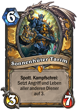 Guide du paladin Hearthstone - Gardien du soleil Tarim