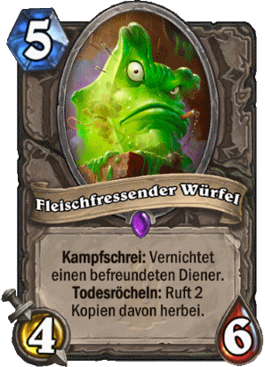 Hearthstone Hexenmeister Guide - Fleischfressender Würfel