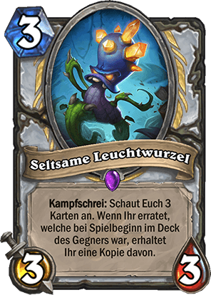 Hearthstone - Étrange racine lumineuse
