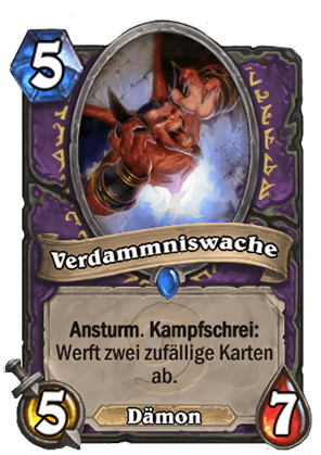 Hearthstone Guide Hexenmeister - Verdammniswache