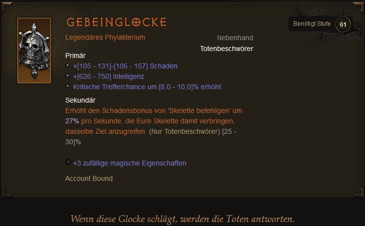 Campana diablo 3 campanas