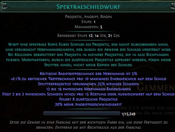 Escudo de Path of Exile