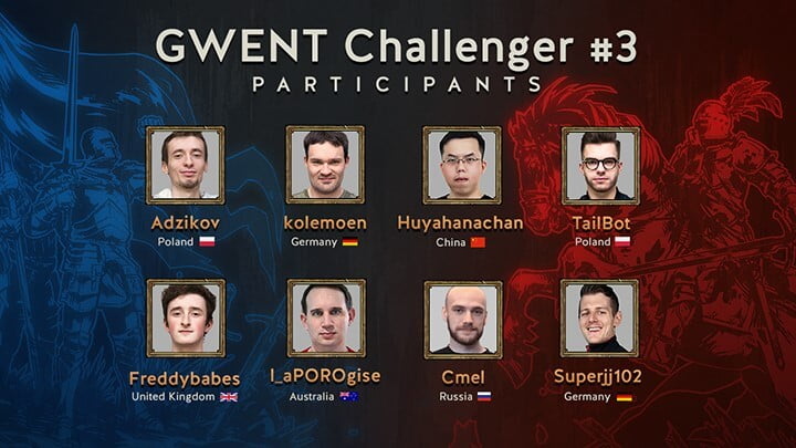 GWENT Challenger 3 participants