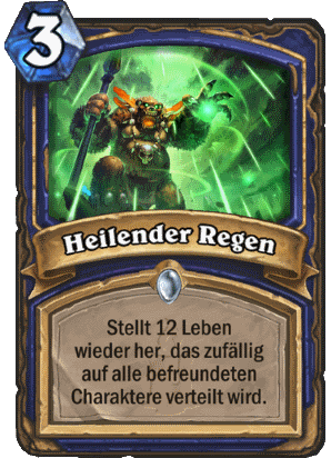 Guide Hearthstone - Pluie curative