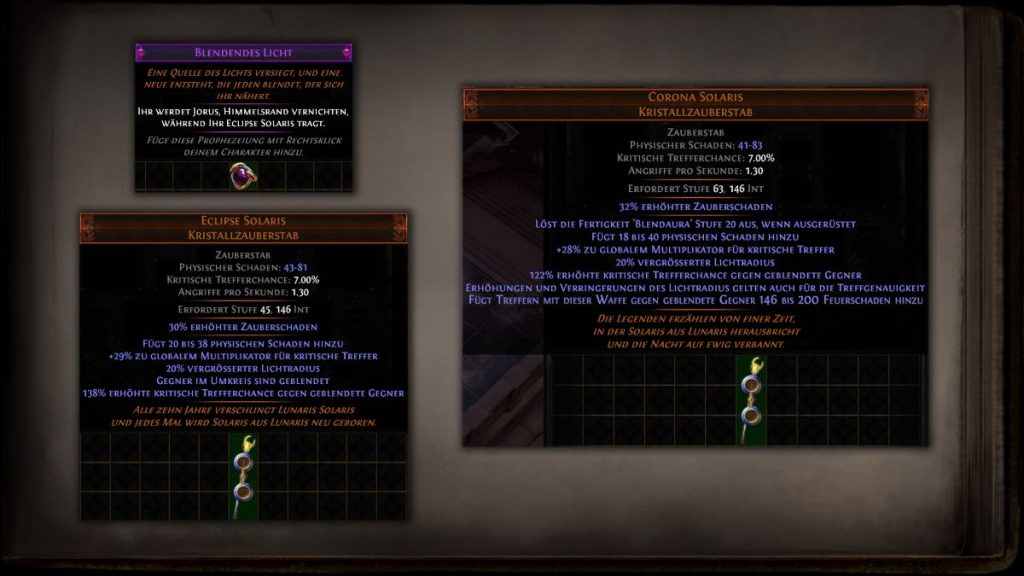 Path of Exile - Nuevos únicos y profecía (1)