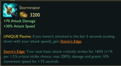 League of Legends Storm Edge
