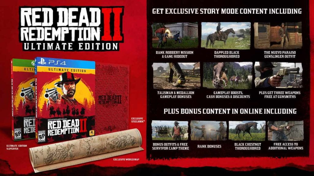 Red dead redemption 2 ultimate edition что входит