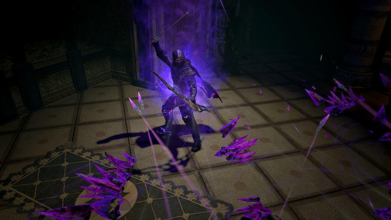 Imagen de la nueva toma de tornado de cristal de Path of Exile